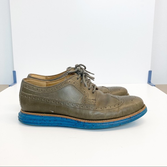 Cole Haan Other - Cole Haan Brown Leather Oxford Shoes Blue Soles 8
